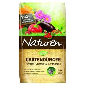 Naturen Bio Градински тор за плодове, зеленчуци и декоративни растения, торба от 4 кг - Пощенска кутия, Градинска количка, Градинско барбекю, фурна, Градинска къща и Торове