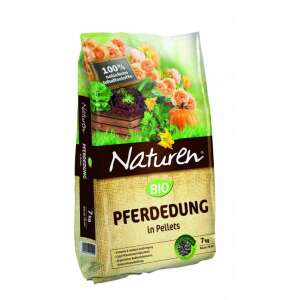 Naturén BIO PFERDEDUNG în pelete 7 kg, îngrășământ organic din gunoi de grajd de cal în pelete pentru fertilizarea plantelor - Îngrășăminte