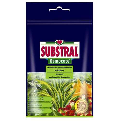 Substral Osmocote hosszúhatású virágtrágya 300g, szabályozott tápanyagleadású műtrágya szobanövényekhez, teraszra, balkonra és kertbe