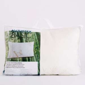NATURTEX Memory Bamboo Basic párna, hordtáskában, fehér 80603379 Párna - Unisex