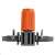 Gardena Micro-Drip-System adjustable inline dripper, 4.6 mm (3/16") connection, 0-20 liters/hour flow rate, pack of 10