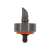 Gardena Micro-Drip-System Druckausgleichstropfer, grau mit orangefarbenem Ring, 2 Liter pro Stunde Durchfluss