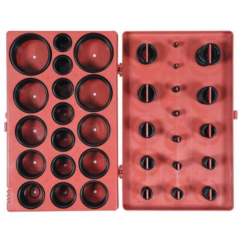 Set O-prstenova Yato YT-06876 u crvenom kućištu, otvoreni pogled