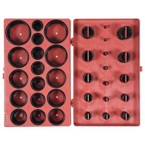 Yato YT-06876 O-ring assortment in red case, open view - Tool Set