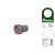 Bradas WL-2191 3/4" POWER JET connector, grey, orange, water hose adapter