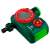 Verto 15G751 electronic garden hose timer, green and red, with digital display and buttons
