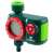 Verto 15G751 electronic garden hose timer, green and red, with digital display and buttons