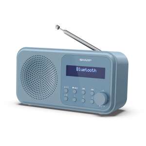 Sharp DR-P420BL Blue Portable DAB+/FM Radio with Bluetooth - Audio