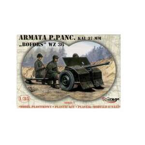Mirage Hobby Armata Bofors WZ.36 37mm protitankové delo 1/35 plastikový model obal - Model, maketa