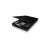 Epson Perfection V39II photo and document scanner, black, flatbed, open lid, scanning a photo