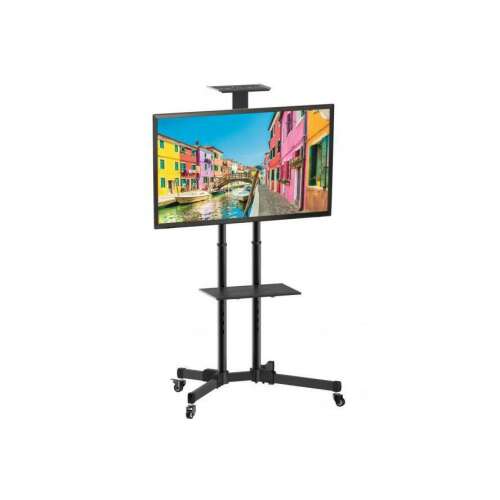 Techly ICA-TR16T 37"-70" Stojak do telewizora LCD/monitora z kółkami, czarny, 1 wyświetlacz