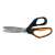 Fiskars PowerArc Heavy Duty Scissors, 26 cm, for cutting thick materials like insulation, cardboard, rope, tar paper, hose, and more