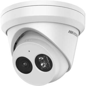 Hikvision DS-2CD2343G2-I(4MM) turret IP camera, angled view - Hikvision Security Camera