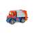 Lena Truxx colorful garbage truck toy, 24 cm, side view