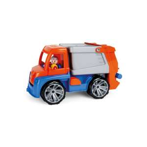 Lena Truxx colorful garbage truck toy, 24 cm, with a driver figure - Work machine for children