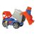 Lena Truxx colorful garbage truck toy with figure, rear loader