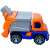 Lena Truxx colorful garbage truck toy, 24 cm, side view