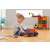 Child playing with Lena Truxx colorful garbage truck toy, 24 cm, with accessories