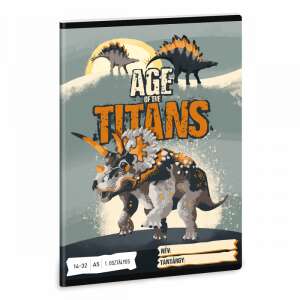 Age of the Titans, dinoszaurusz tűzött füzet A/5, 32 lap vonalas 1.osztály (14-32) 83005079 