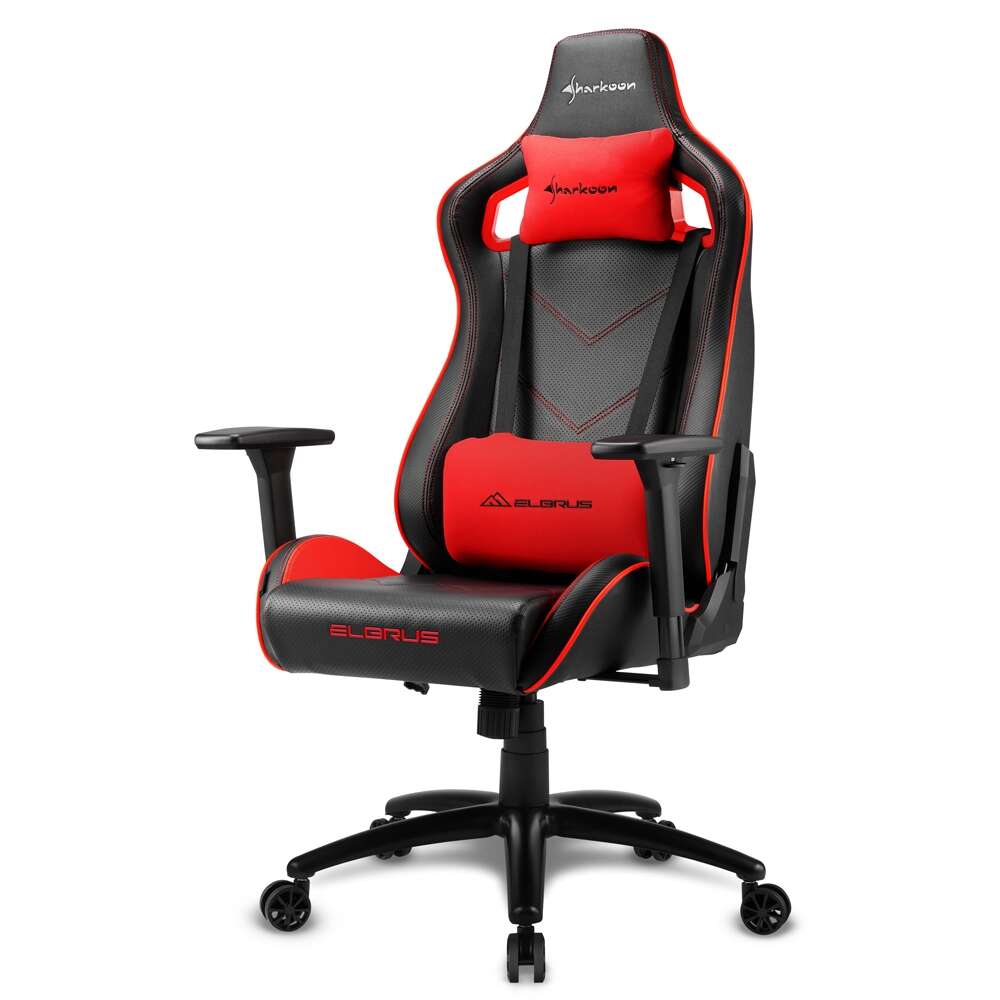 Sharkoon elbrus 2 gamer szék - fekete/piros