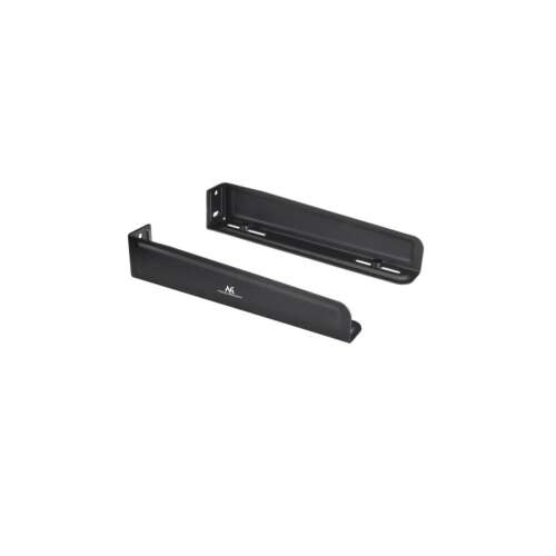 Maclean MC-807 Mikrohullámú sütő fali konzol - Fekete, fém konzol mikrohullámú sütőhöz