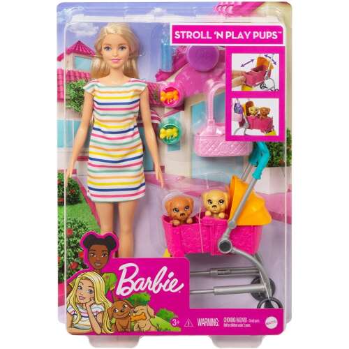 Set de jucarie Barbie-la plimbare cu catelusii 32063155