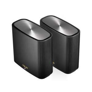 Asus ZenWiFi XT9 mesh WiFi rendszer, fekete, két router - Wi-Fi router, adapter