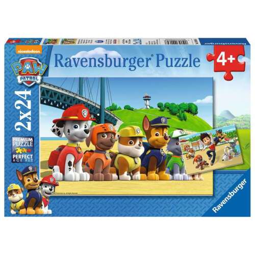 Ravensburger Puzzle Paw Patrol - Hősies kutyák - 24 darabos 73141846