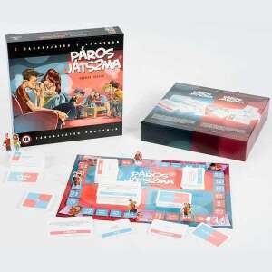 Páros Játszma board game, for couples, 18+, game board, cards, pieces - Adult Board Game