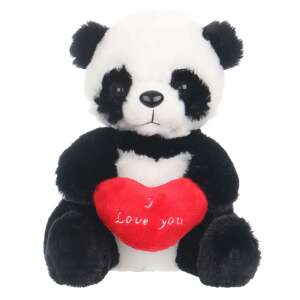 Panda maci szívvel - plüss panda - 18cm 32062485 Plüssök