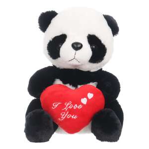 Panda maci szívvel - plüss panda - 25cm 32062504 Plüss