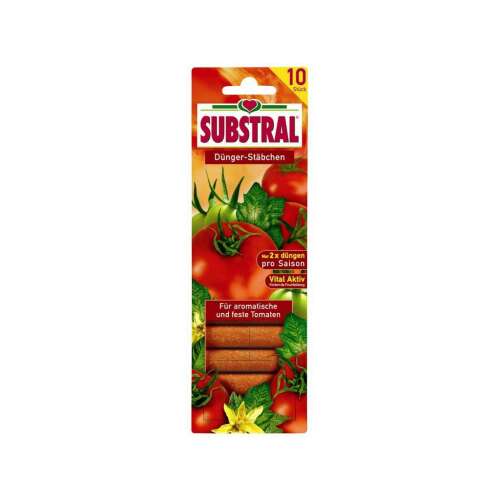 Substral tomato fertilizer sticks, 10 pack, for aromatic and firm tomatoes