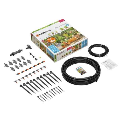 Gardena Micro-Drip System Start Set for 7 pots and 3 planters, M size, drip irrigation system for potted plants