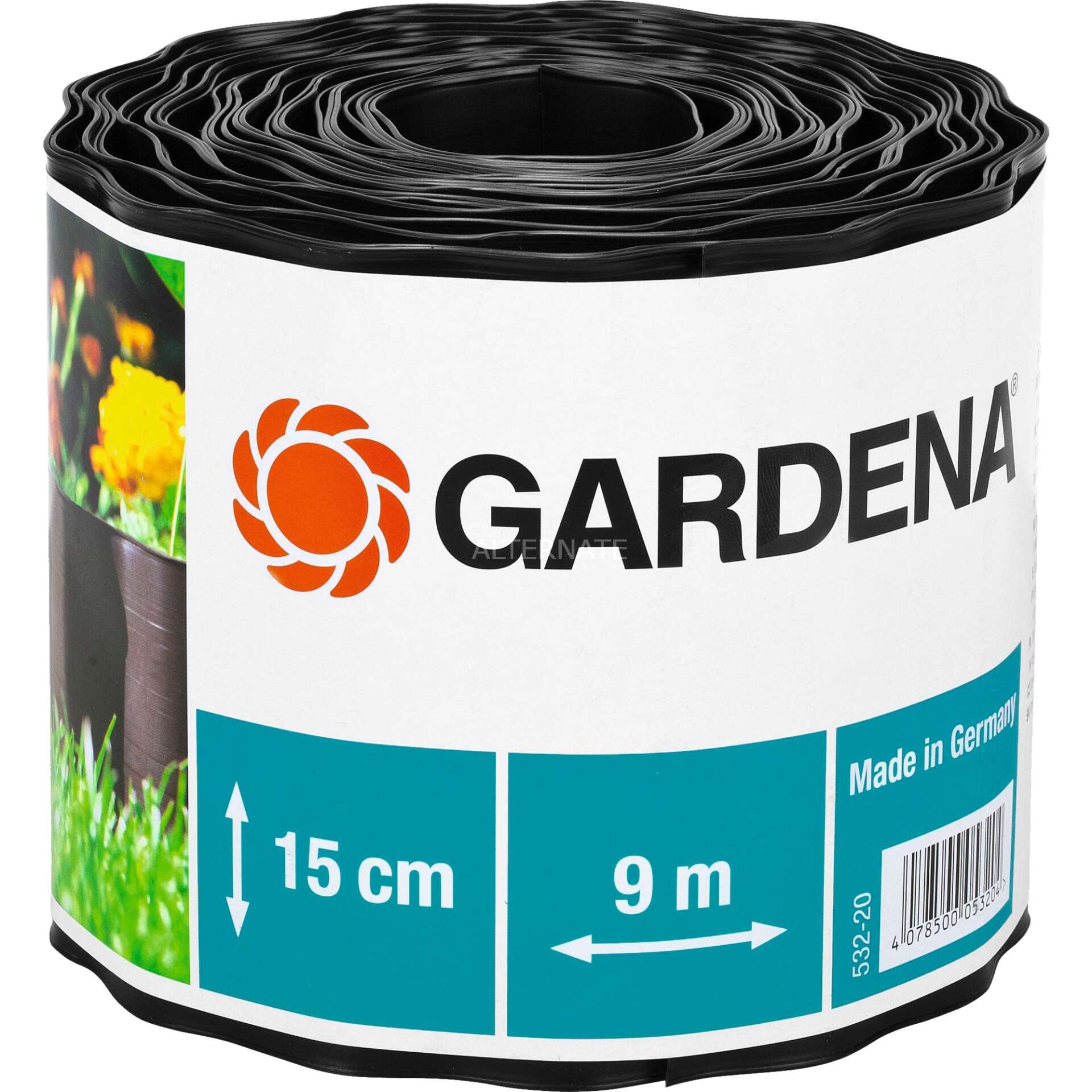 Gardena Wäscheleine 15 cm x 9 m Rolle, braun