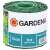 Gardena 9m green plastic garden edging, 15cm high