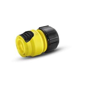 Kärcher Plus universal hose connector, yellow and black, for connecting and disconnecting hoses - Karcher Connector and Accessory