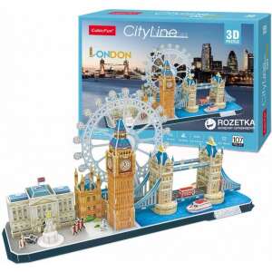 CubicFun 3D Puzzle - City Line London 107db 32063322 3D puzzle - Épület