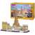 CubicFun CityLine Paris 3D Puzzle mit Eiffelturm, Notre Dame und Arc de Triomphe