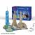Zostavené CubicFun City Line New York 3D puzzle s krabicou a rozmermi