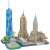 CubicFun CityLine 3D Puzzle New York City, zostavený model