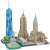 CubicFun CityLine 3D Puzzle New York City, zostavený model