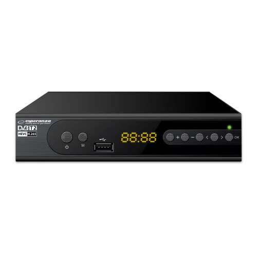 EV106P Esperanza digitális tuner dvb-t2 h.265 / hevc ev106p