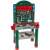 Klein Bosch Mini Work Shop toy workbench, green and red workbench with tools