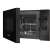 Amica AMMF20M1B fekete mikrohullámú sütő, nyitott ajtó, belső nézet