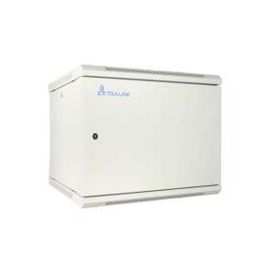 Szafa serwerowa Extralink 19-calowa do montażu na ścianie, 9U, 600x600mm, szara - Szafa rack