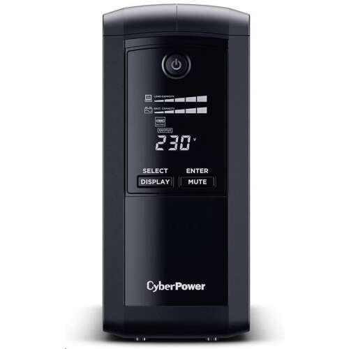 CyberPower VP700EILCD UPS, 700VA 390W 230V Line-Interactive UPS s LCD zaslonom