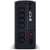 CyberPower VP700EILCD UPS hátsó nézete, 6 db C13 aljzat, USB és RJ-11/RJ-45 portok láthatók