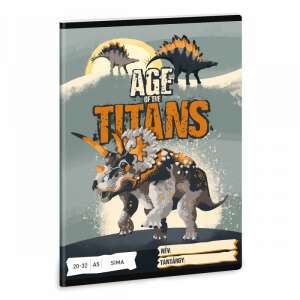 Age of the Titans, dinoszaurusz tűzött füzet A/5, 32 lap sima 83005093 