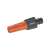 Gardena Profi System Düse, orange, schwarz, einstellbarer Wasserstrahl