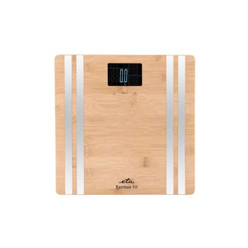 ETA Bamboo Fit body composition scale, digital weight scale with bamboo surface